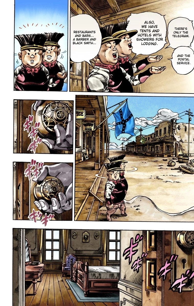 JoJo's Bizarre Adventure Part 7 - Steel Ball Run (Official Colored) Chapter 21 page 21 - Chapter 21: The Duty of Gyro Zeppeli Part 2