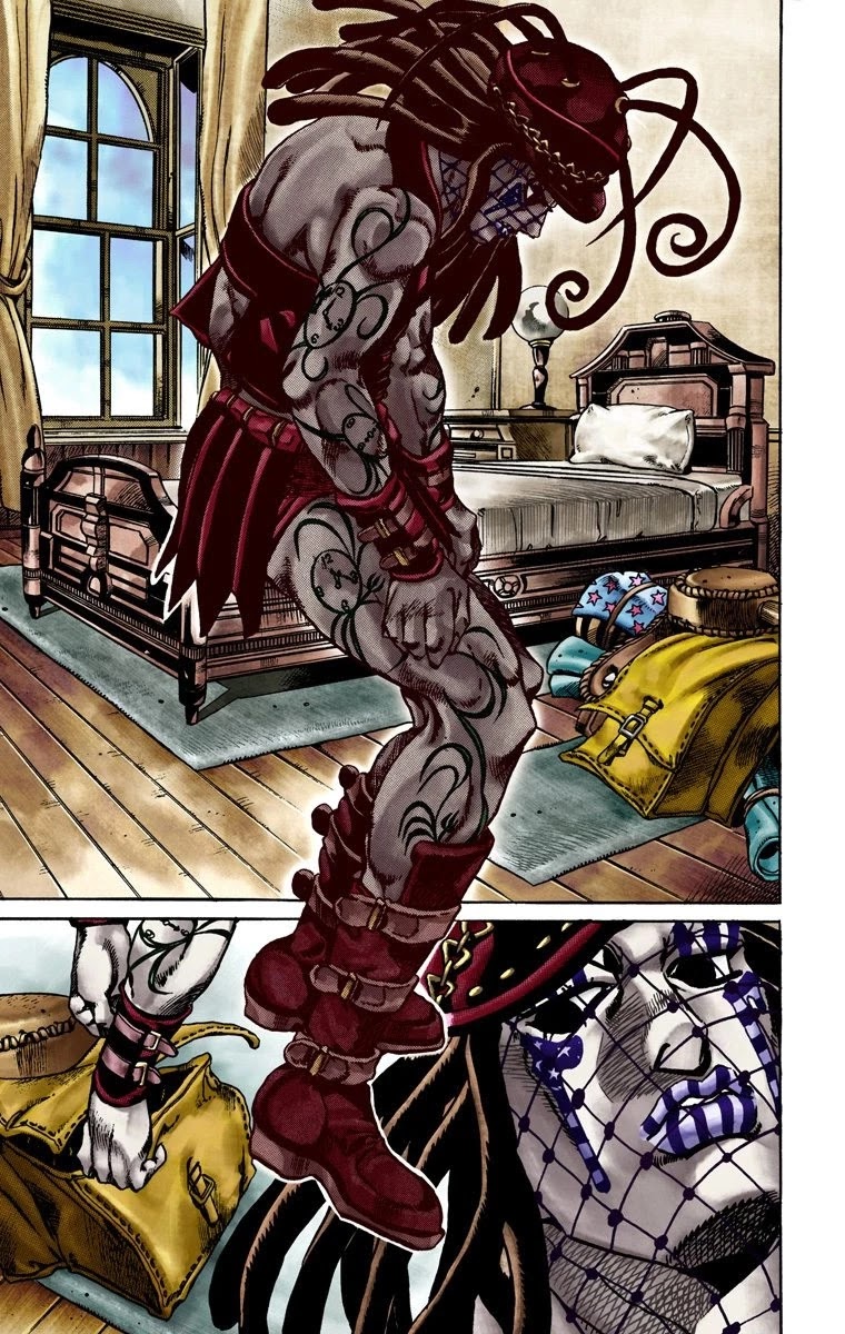 JoJo's Bizarre Adventure Part 7 - Steel Ball Run (Official Colored) Chapter 21 page 22 - Chapter 21: The Duty of Gyro Zeppeli Part 2