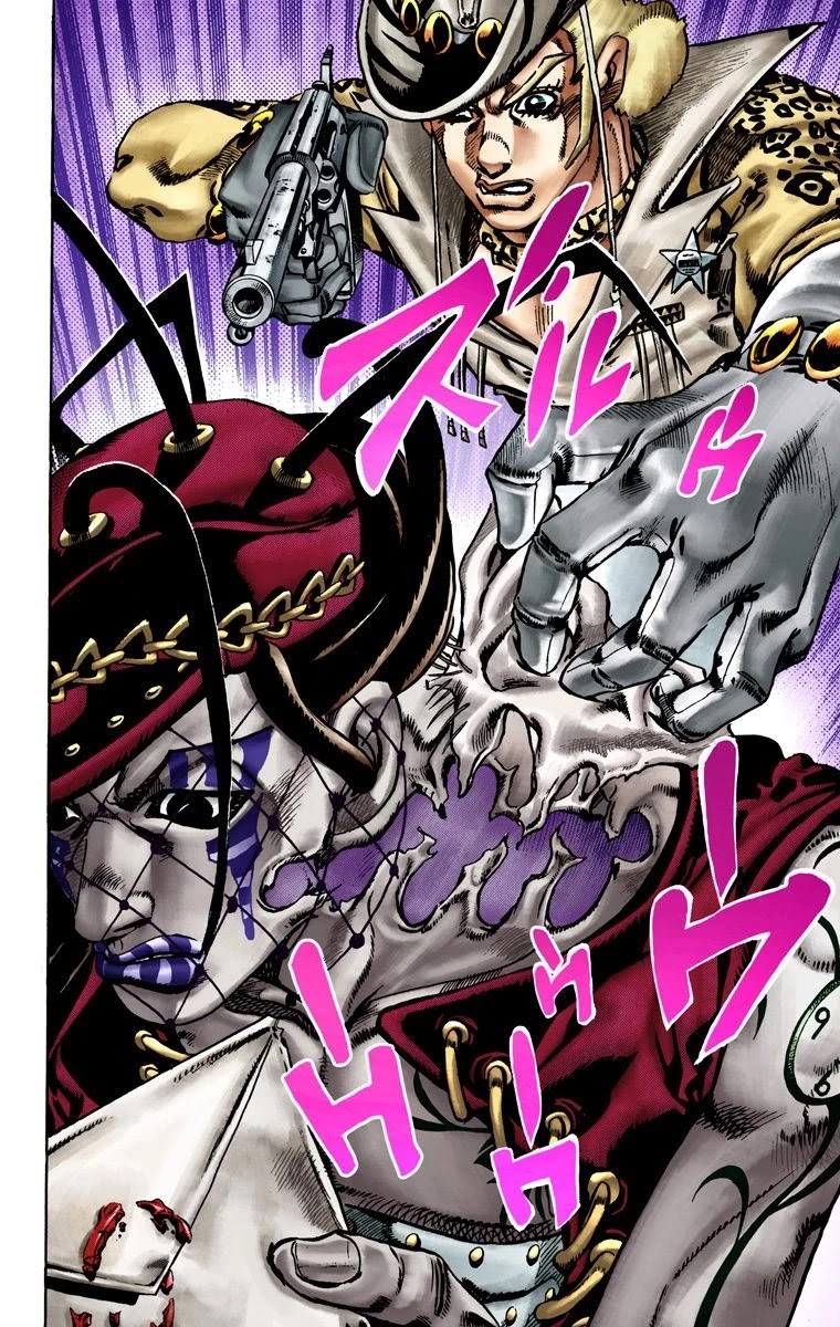 JoJo's Bizarre Adventure Part 7 - Steel Ball Run (Official Colored) Chapter 21 page 25 - Chapter 21: The Duty of Gyro Zeppeli Part 2