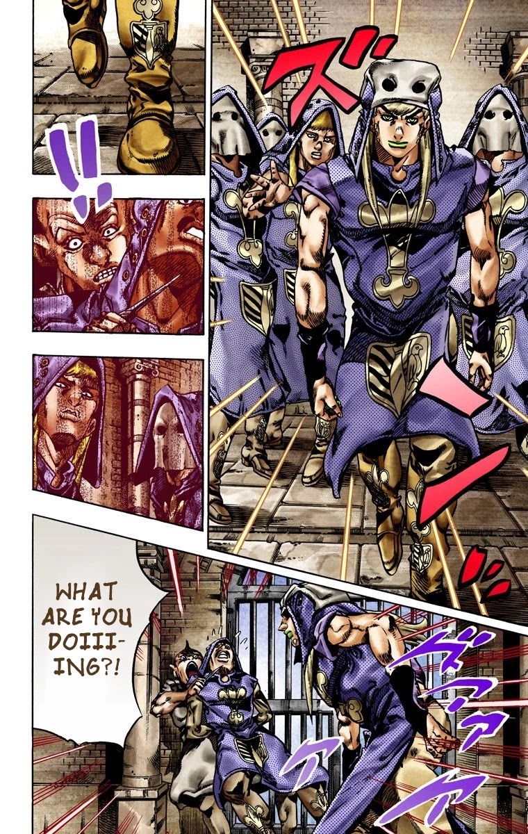 JoJo's Bizarre Adventure Part 7 - Steel Ball Run (Official Colored) Chapter 21 page 5 - Chapter 21: The Duty of Gyro Zeppeli Part 2