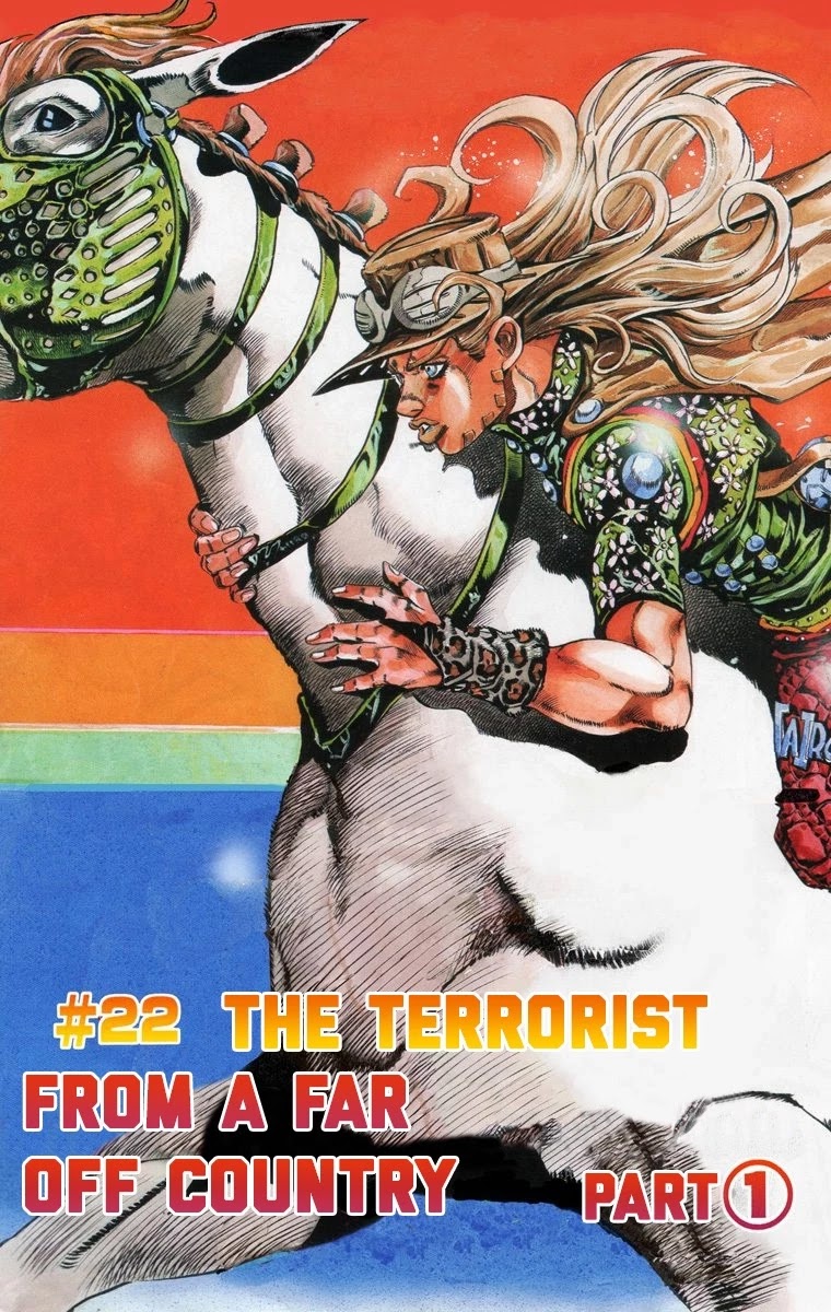 JoJo's Bizarre Adventure Part 7 - Steel Ball Run (Official Colored) Chapter 22 page 2 - Chapter 22: The Terrorist from a Far Off Country Part 1