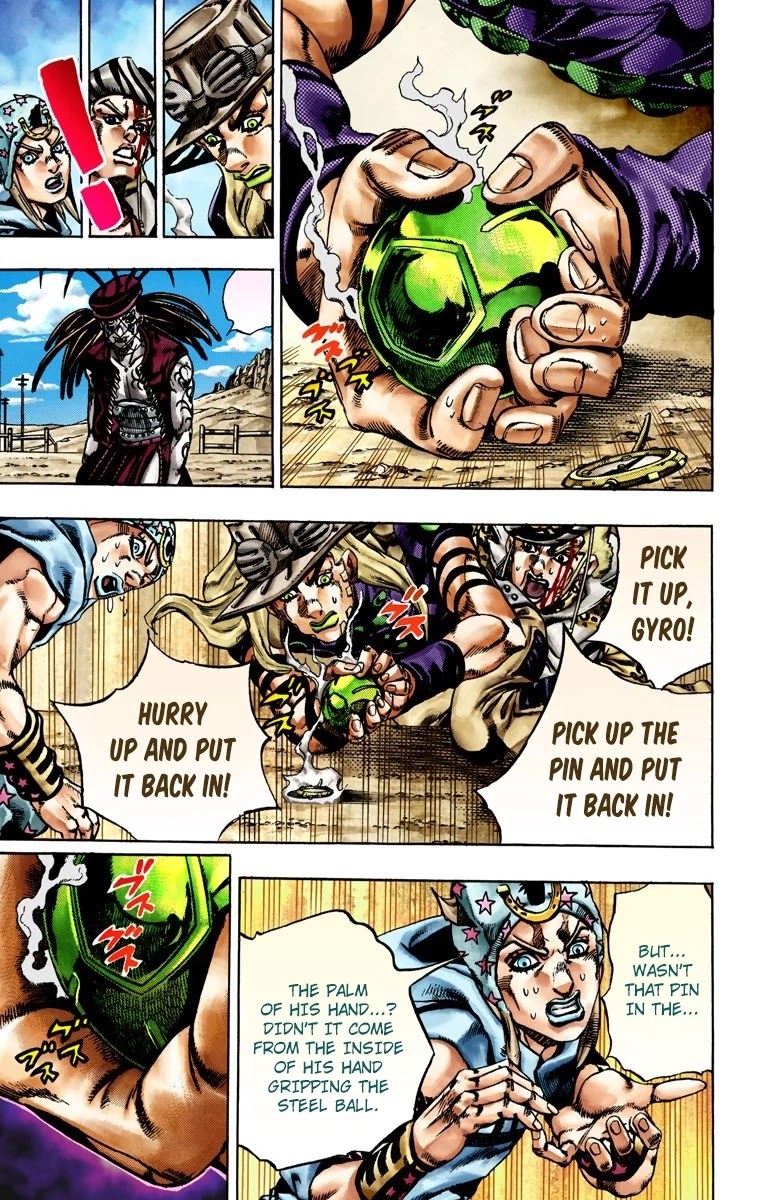 JoJo's Bizarre Adventure Part 7 - Steel Ball Run (Official Colored) Chapter 22 page 23 - Chapter 22: The Terrorist from a Far Off Country Part 1