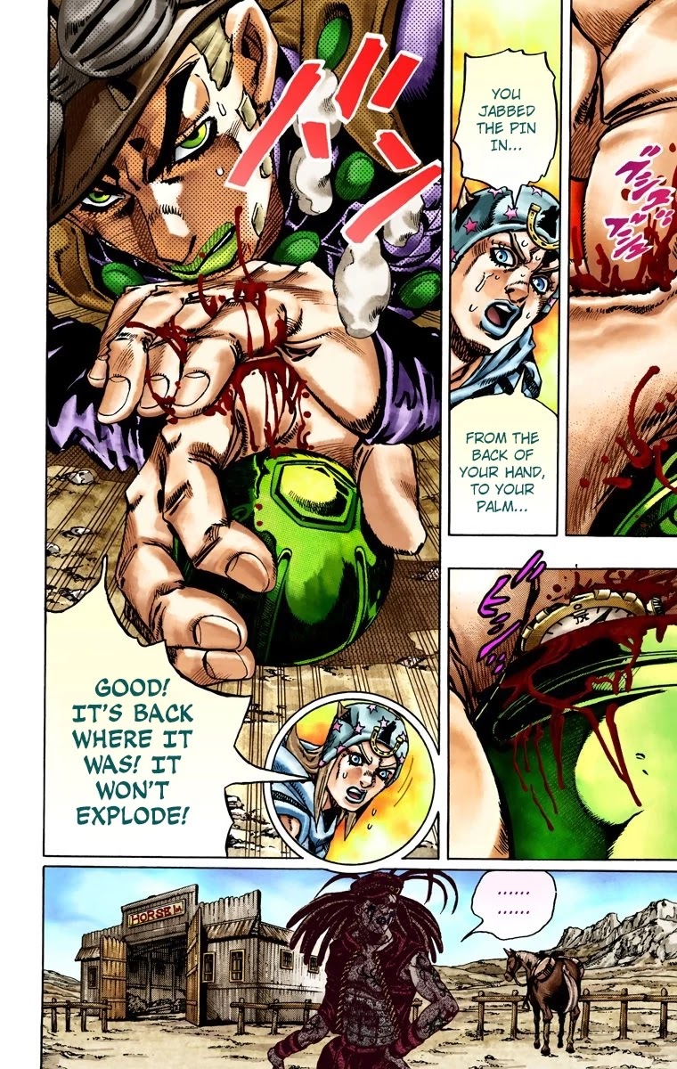 JoJo's Bizarre Adventure Part 7 - Steel Ball Run (Official Colored) Chapter 22 page 26 - Chapter 22: The Terrorist from a Far Off Country Part 1