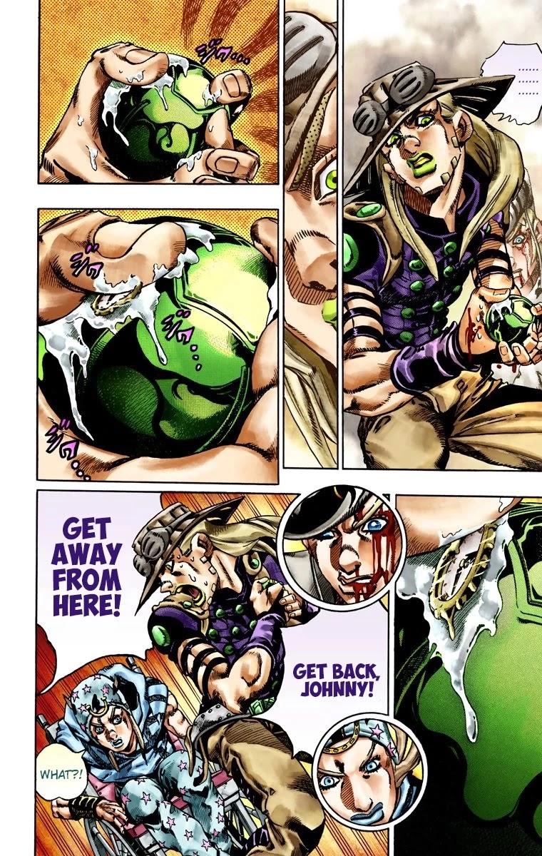 JoJo's Bizarre Adventure Part 7 - Steel Ball Run (Official Colored) Chapter 22 page 28 - Chapter 22: The Terrorist from a Far Off Country Part 1