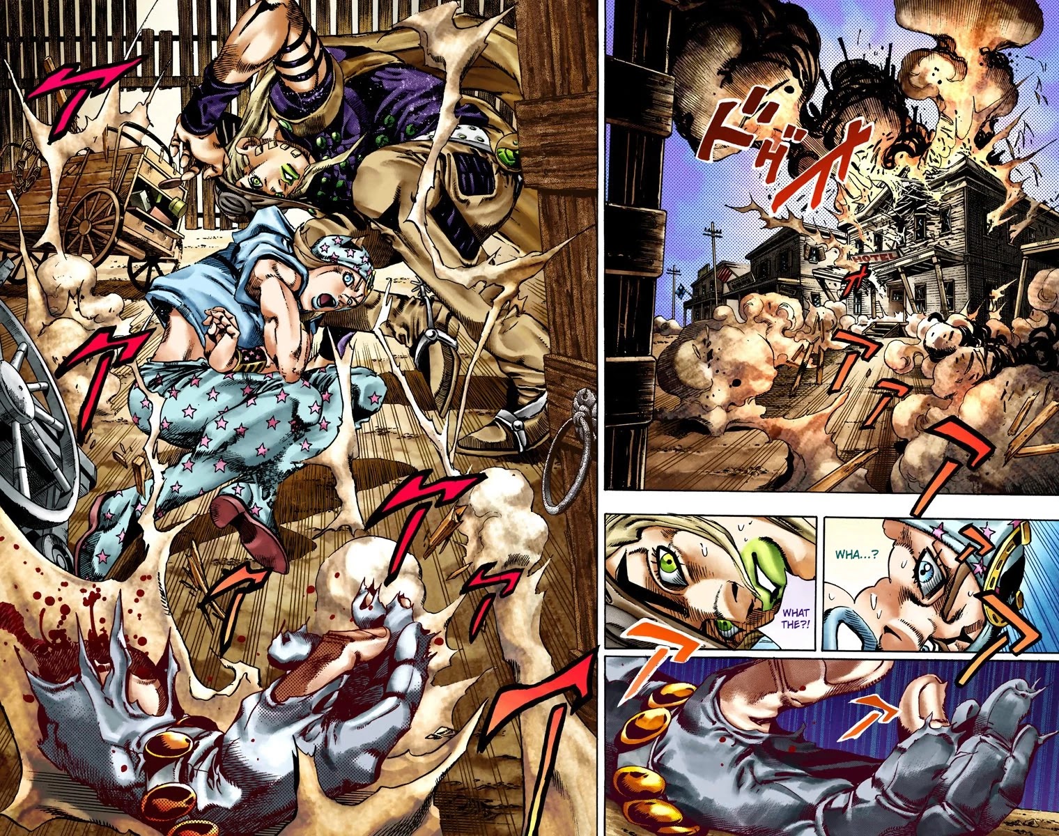 JoJo's Bizarre Adventure Part 7 - Steel Ball Run (Official Colored) Chapter 22 page 3 - Chapter 22: The Terrorist from a Far Off Country Part 1