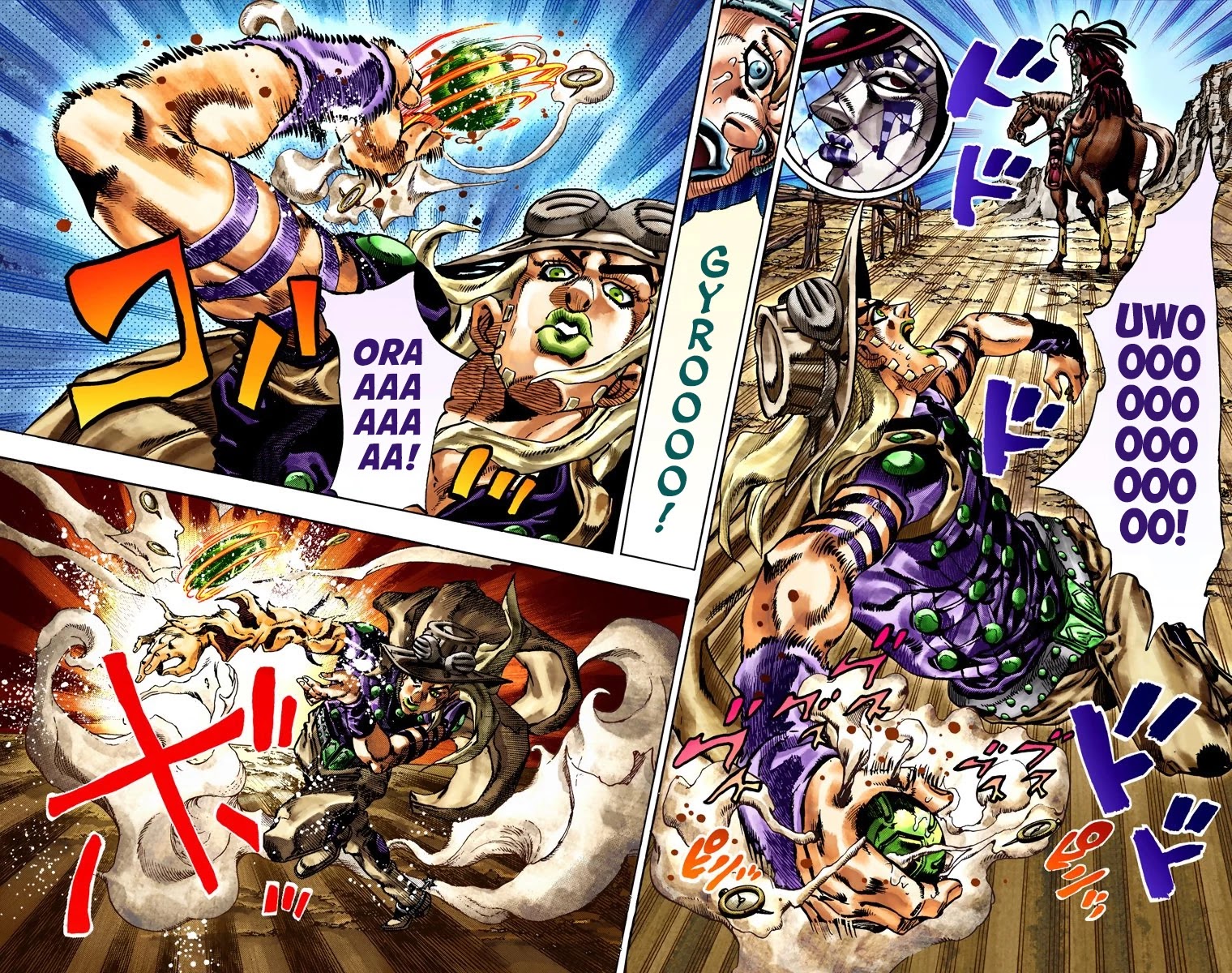 JoJo's Bizarre Adventure Part 7 - Steel Ball Run (Official Colored) Chapter 22 page 32 - Chapter 22: The Terrorist from a Far Off Country Part 1