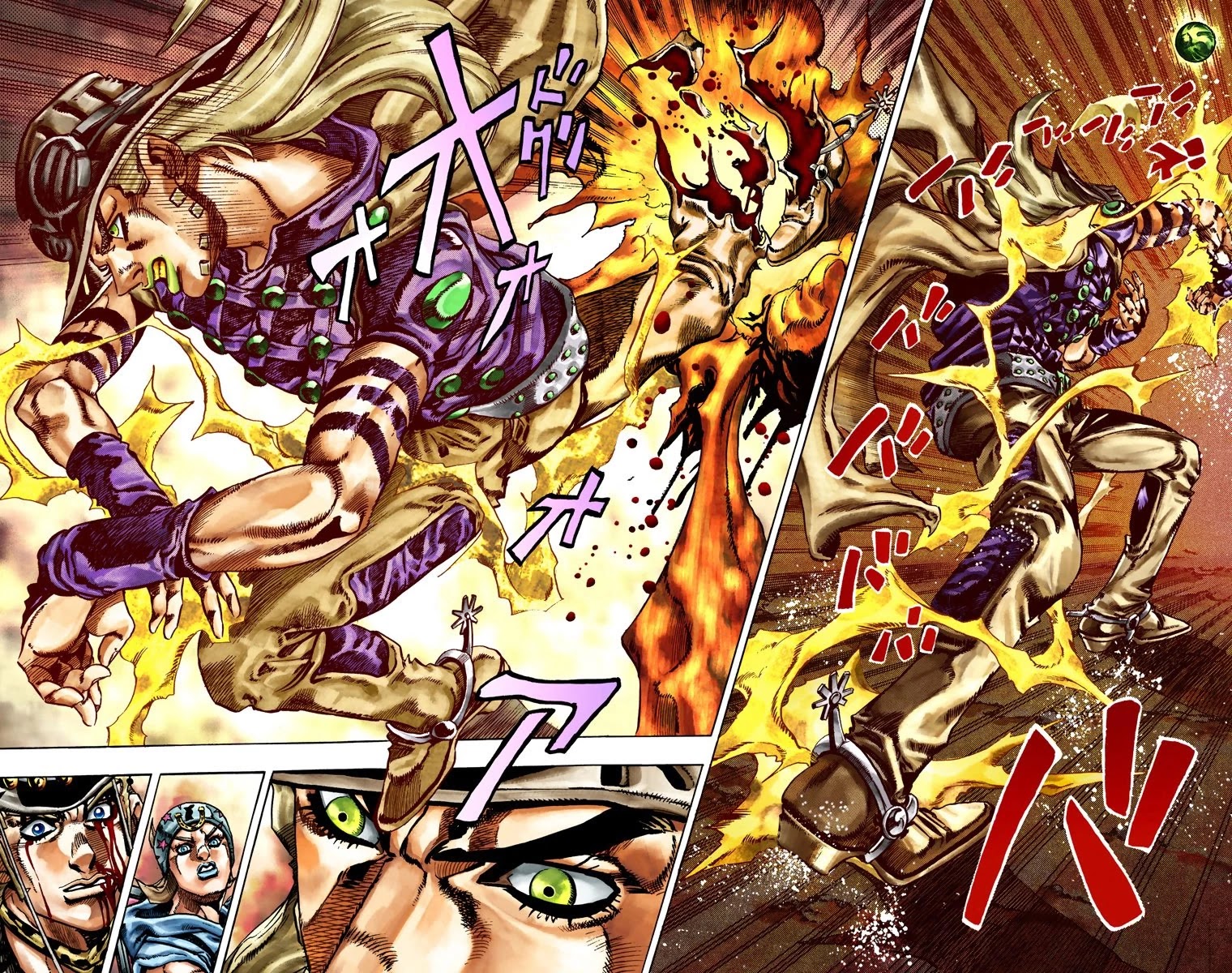 JoJo's Bizarre Adventure Part 7 - Steel Ball Run (Official Colored) Chapter 22 page 33 - Chapter 22: The Terrorist from a Far Off Country Part 1