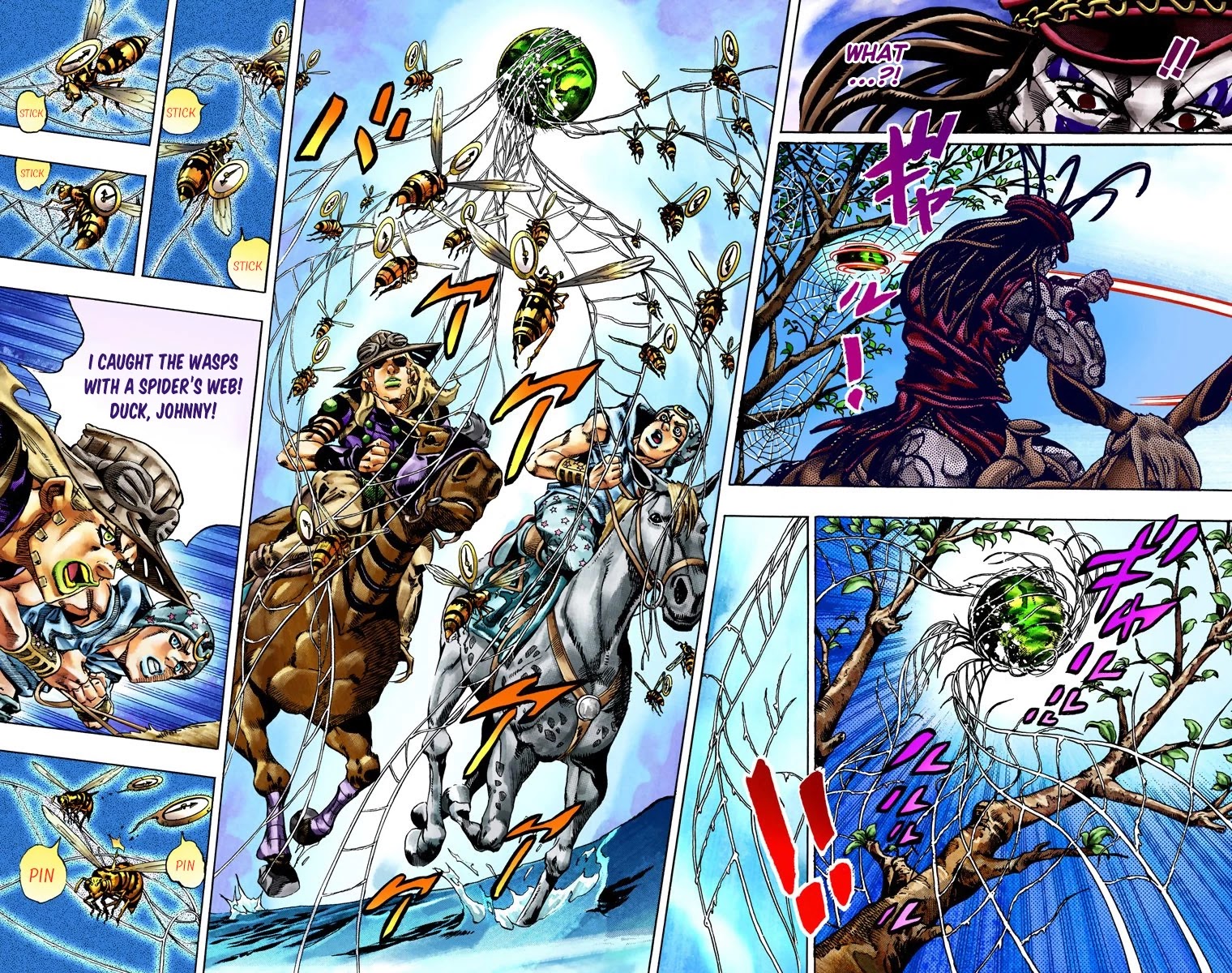 JoJo's Bizarre Adventure Part 7 - Steel Ball Run (Official Colored) Chapter 23 page 17 - Chapter 23: The Terrorist from a Far Off Country Part 2