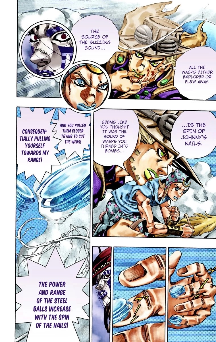 JoJo's Bizarre Adventure Part 7 - Steel Ball Run (Official Colored) Chapter 23 page 27 - Chapter 23: The Terrorist from a Far Off Country Part 2