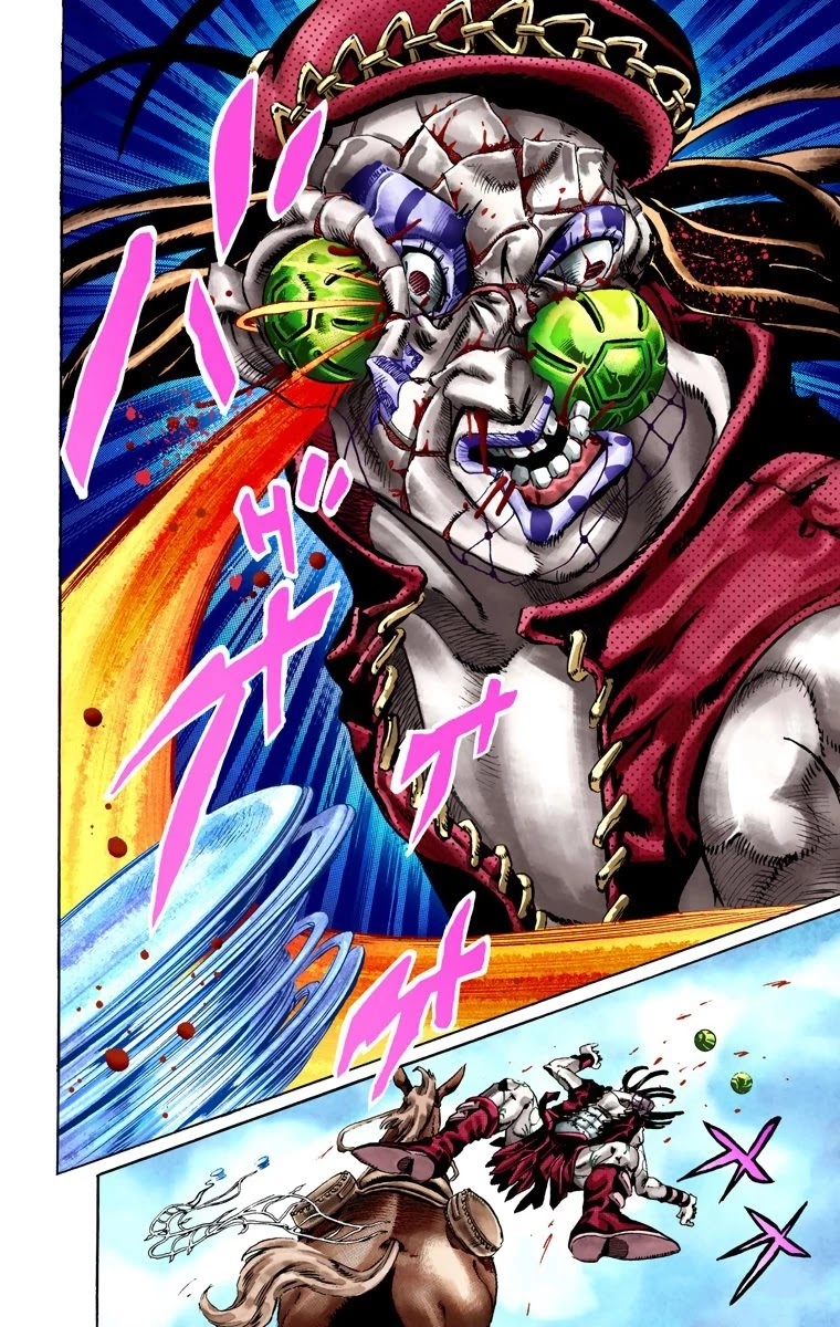 JoJo's Bizarre Adventure Part 7 - Steel Ball Run (Official Colored) Chapter 23 page 30 - Chapter 23: The Terrorist from a Far Off Country Part 2