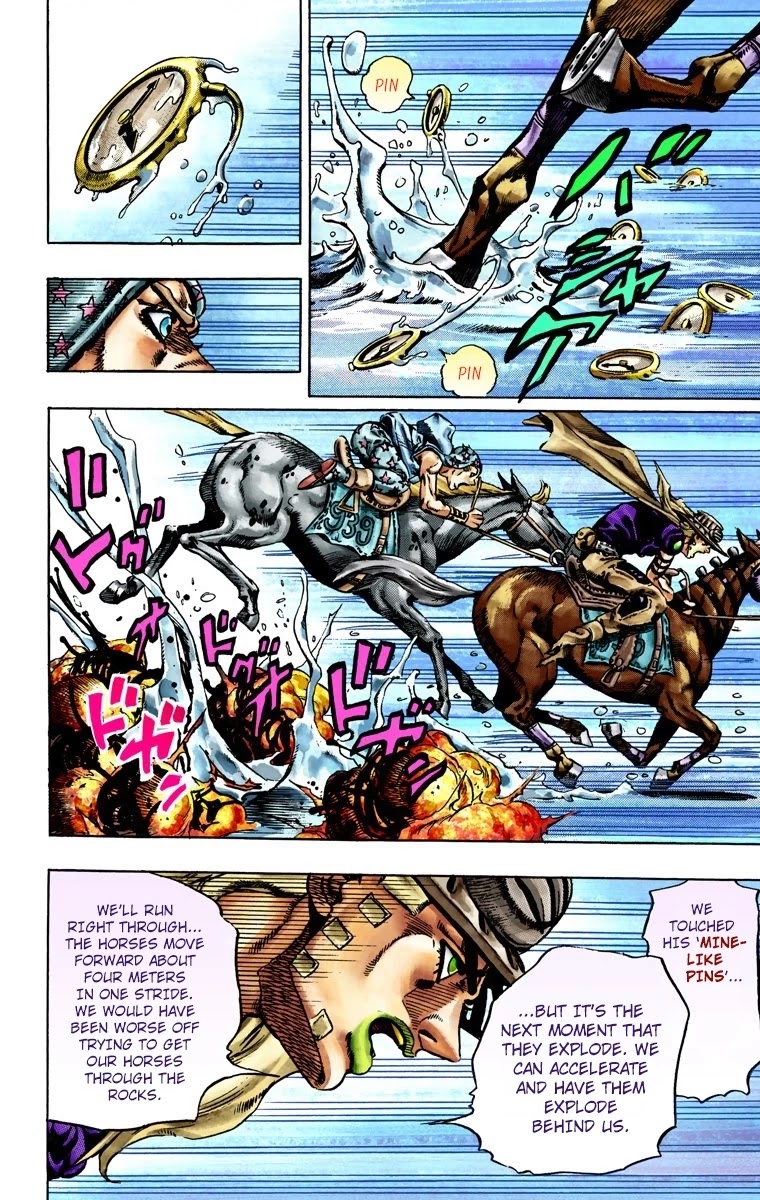 JoJo's Bizarre Adventure Part 7 - Steel Ball Run (Official Colored) Chapter 23 page 9 - Chapter 23: The Terrorist from a Far Off Country Part 2