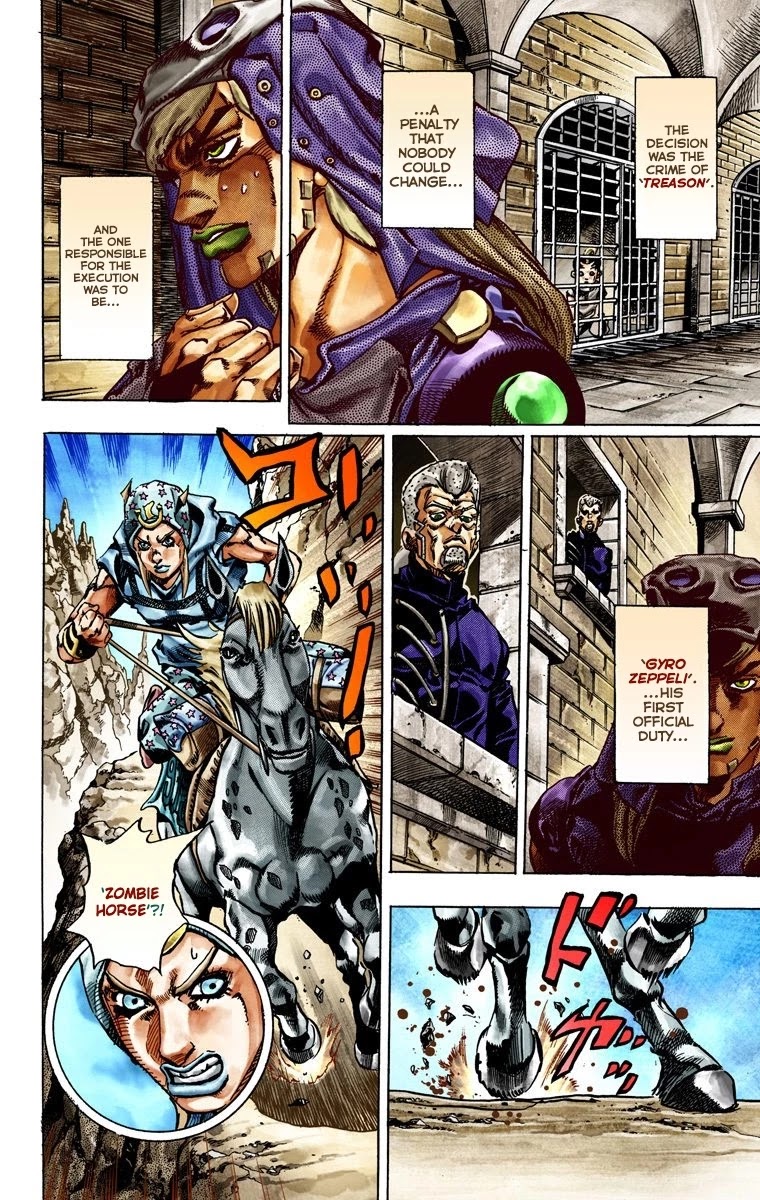 JoJo's Bizarre Adventure Part 7 - Steel Ball Run (Official Colored) Chapter 24 page 18 - Chapter 24: Intermission (Interlude Piece)