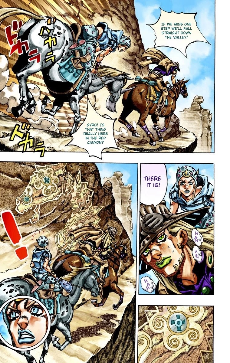 JoJo's Bizarre Adventure Part 7 - Steel Ball Run (Official Colored) Chapter 24 page 19 - Chapter 24: Intermission (Interlude Piece)