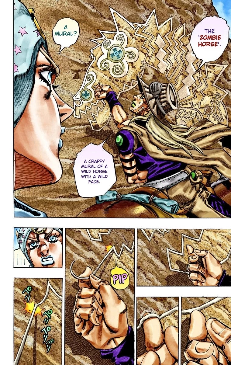 JoJo's Bizarre Adventure Part 7 - Steel Ball Run (Official Colored) Chapter 24 page 20 - Chapter 24: Intermission (Interlude Piece)