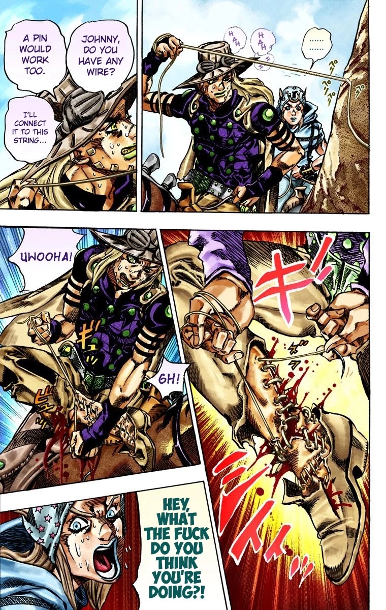 JoJo's Bizarre Adventure Part 7 - Steel Ball Run (Official Colored) Chapter 24 page 21 - Chapter 24: Intermission (Interlude Piece)
