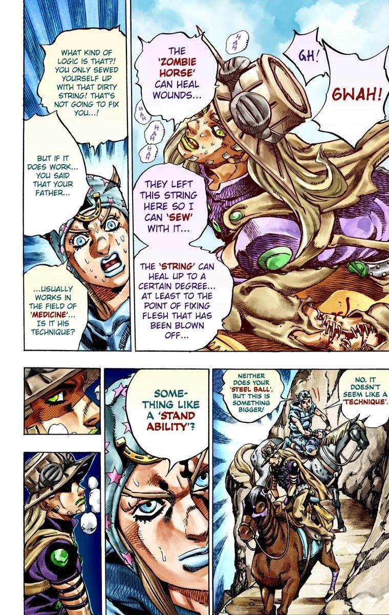 JoJo's Bizarre Adventure Part 7 - Steel Ball Run (Official Colored) Chapter 24 page 22 - Chapter 24: Intermission (Interlude Piece)