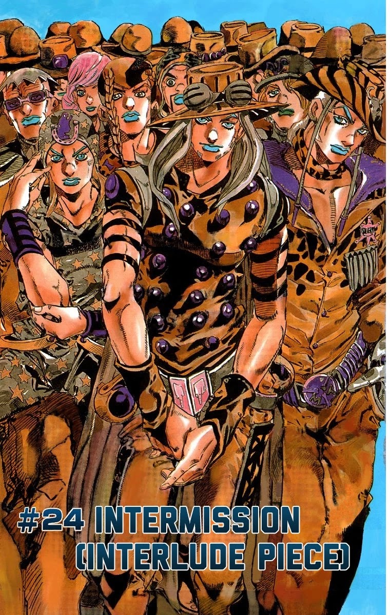 JoJo's Bizarre Adventure Part 7 - Steel Ball Run (Official Colored) Chapter 24 page 3 - Chapter 24: Intermission (Interlude Piece)
