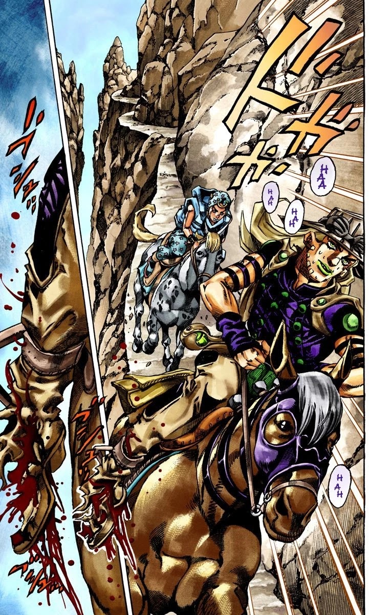 JoJo's Bizarre Adventure Part 7 - Steel Ball Run (Official Colored) Chapter 24 page 5 - Chapter 24: Intermission (Interlude Piece)