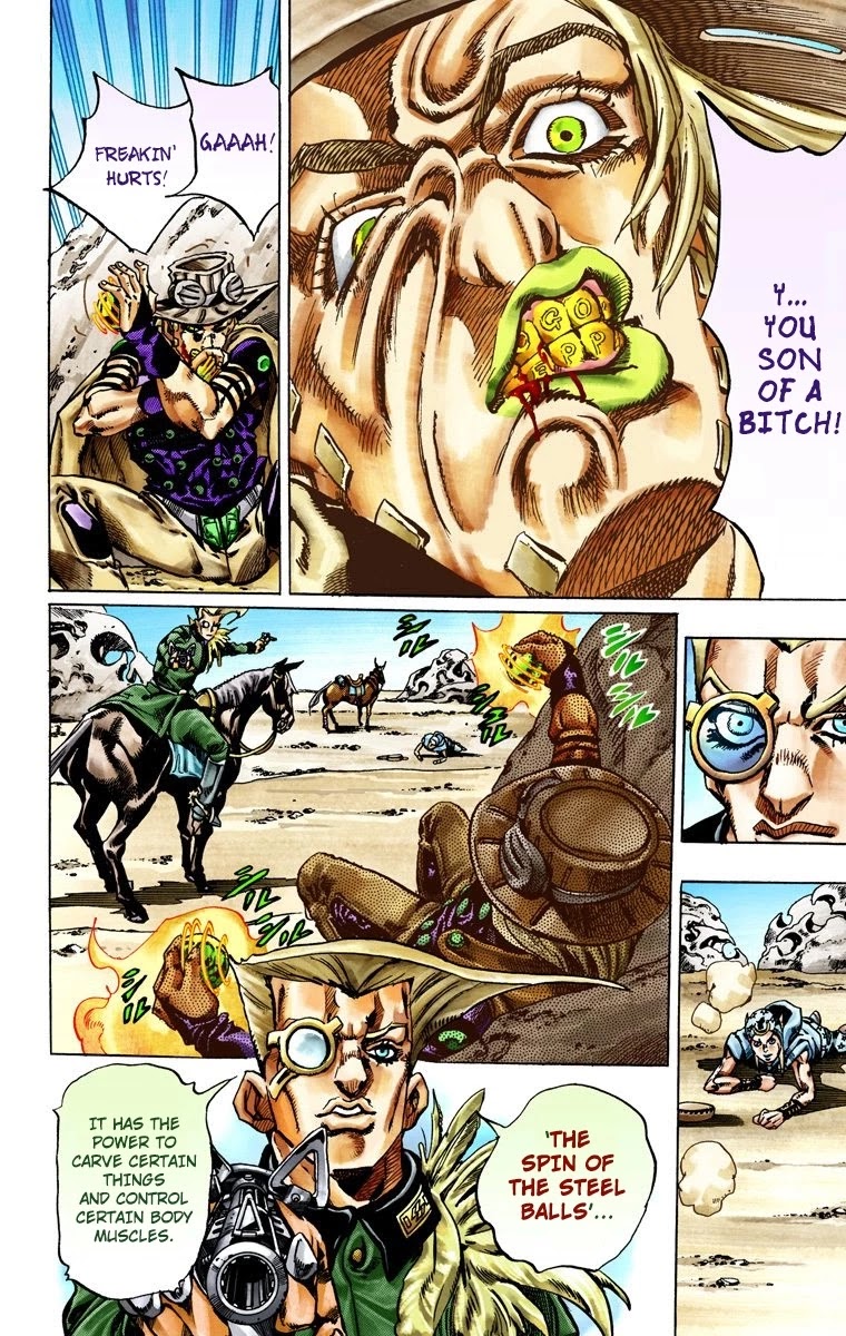 JoJo's Bizarre Adventure Part 7 - Steel Ball Run (Official Colored) Chapter 25 page 12 - Chapter 25: (Tusk) Part 1