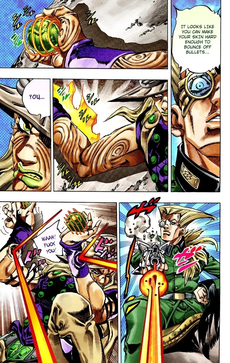 JoJo's Bizarre Adventure Part 7 - Steel Ball Run (Official Colored) Chapter 25 page 13 - Chapter 25: (Tusk) Part 1