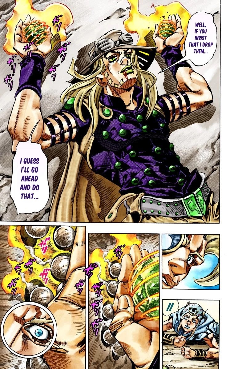 JoJo's Bizarre Adventure Part 7 - Steel Ball Run (Official Colored) Chapter 25 page 15 - Chapter 25: (Tusk) Part 1