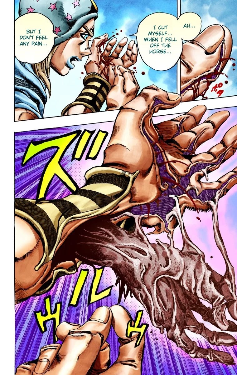 JoJo's Bizarre Adventure Part 7 - Steel Ball Run (Official Colored) Chapter 25 page 19 - Chapter 25: (Tusk) Part 1