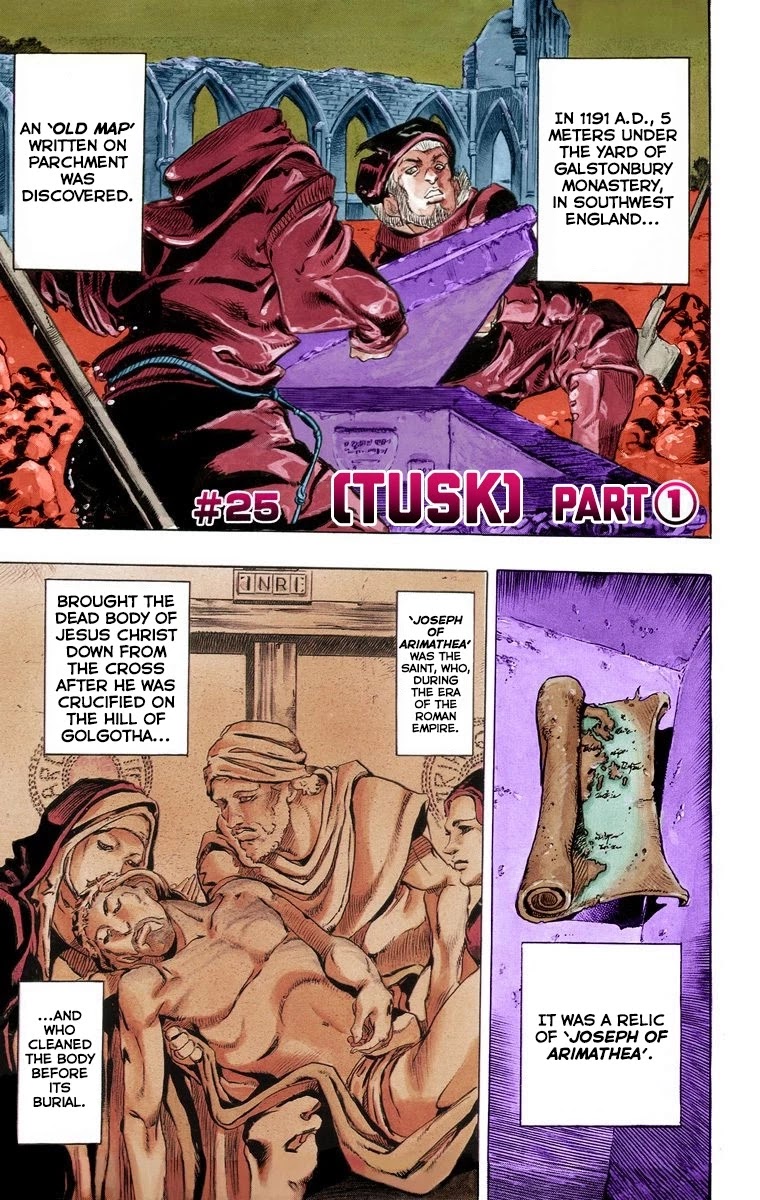 JoJo's Bizarre Adventure Part 7 - Steel Ball Run (Official Colored) Chapter 25 page 2 - Chapter 25: (Tusk) Part 1