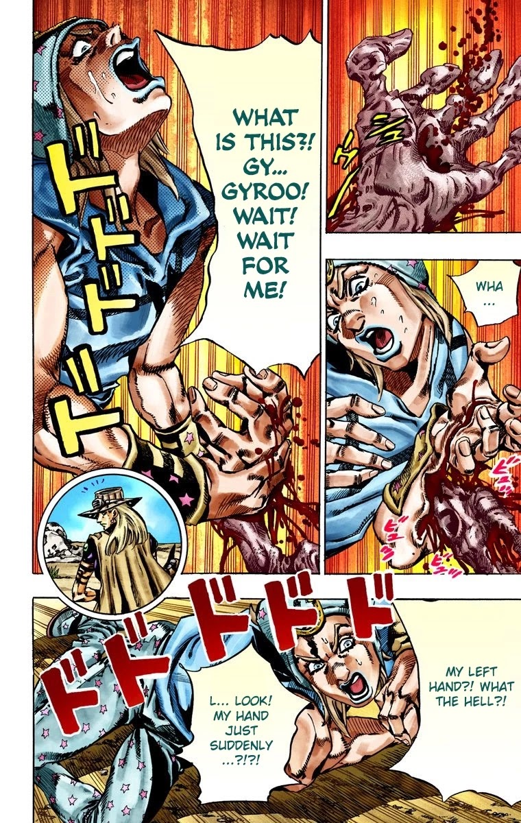 JoJo's Bizarre Adventure Part 7 - Steel Ball Run (Official Colored) Chapter 25 page 21 - Chapter 25: (Tusk) Part 1
