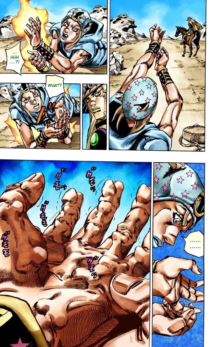 JoJo's Bizarre Adventure Part 7 - Steel Ball Run (Official Colored) Chapter 25 page 22 - Chapter 25: (Tusk) Part 1