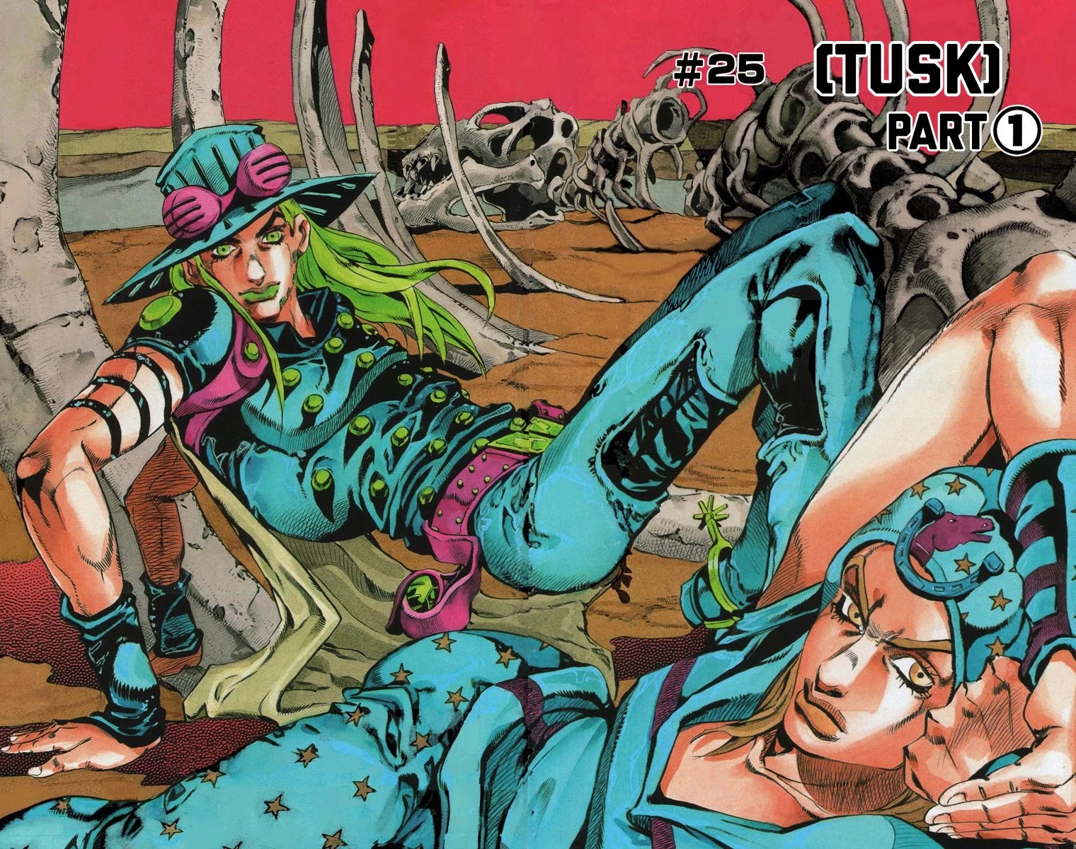 JoJo's Bizarre Adventure Part 7 - Steel Ball Run (Official Colored) Chapter 25 page 3 - Chapter 25: (Tusk) Part 1
