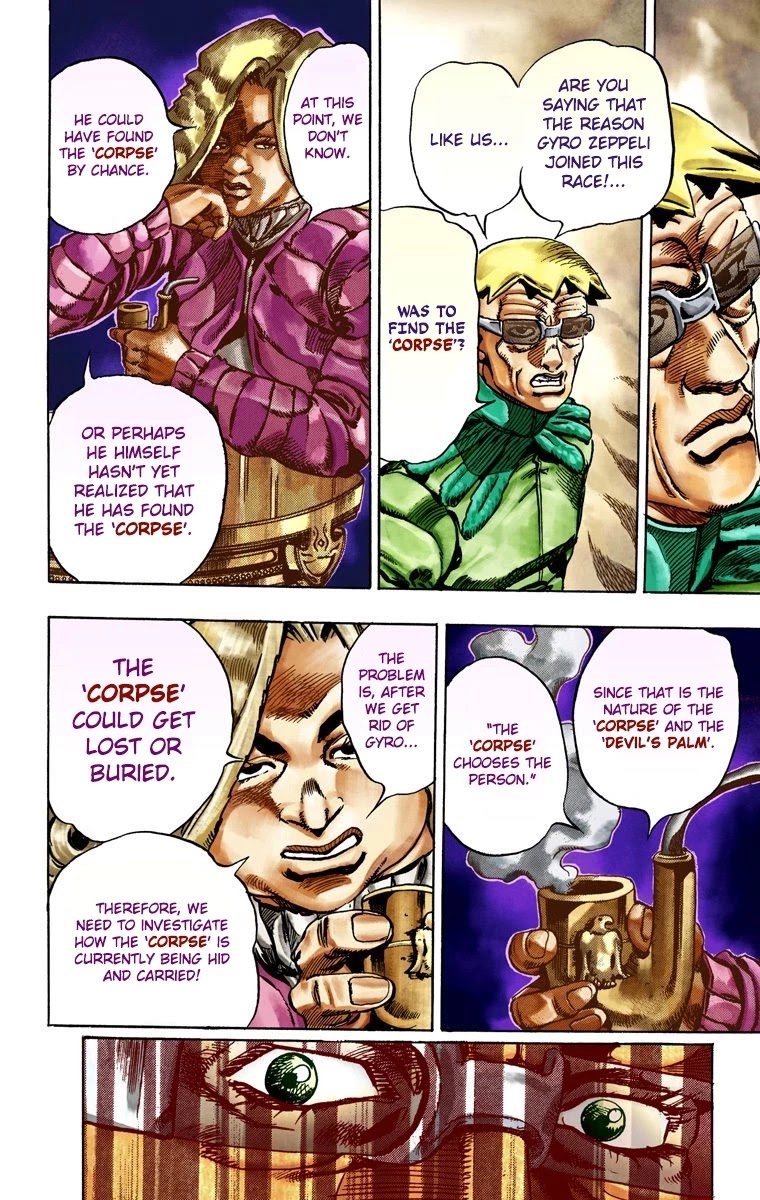 JoJo's Bizarre Adventure Part 7 - Steel Ball Run (Official Colored) Chapter 25 page 32 - Chapter 25: (Tusk) Part 1