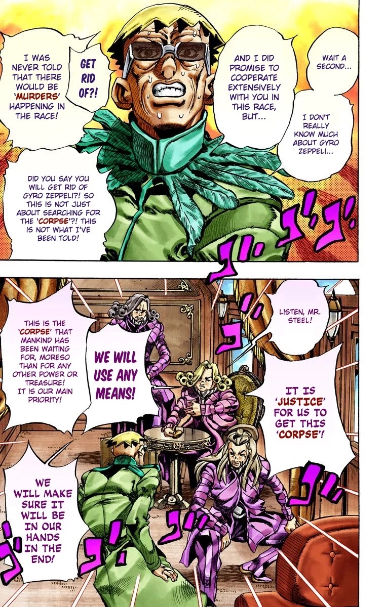 JoJo's Bizarre Adventure Part 7 - Steel Ball Run (Official Colored) Chapter 25 page 33 - Chapter 25: (Tusk) Part 1