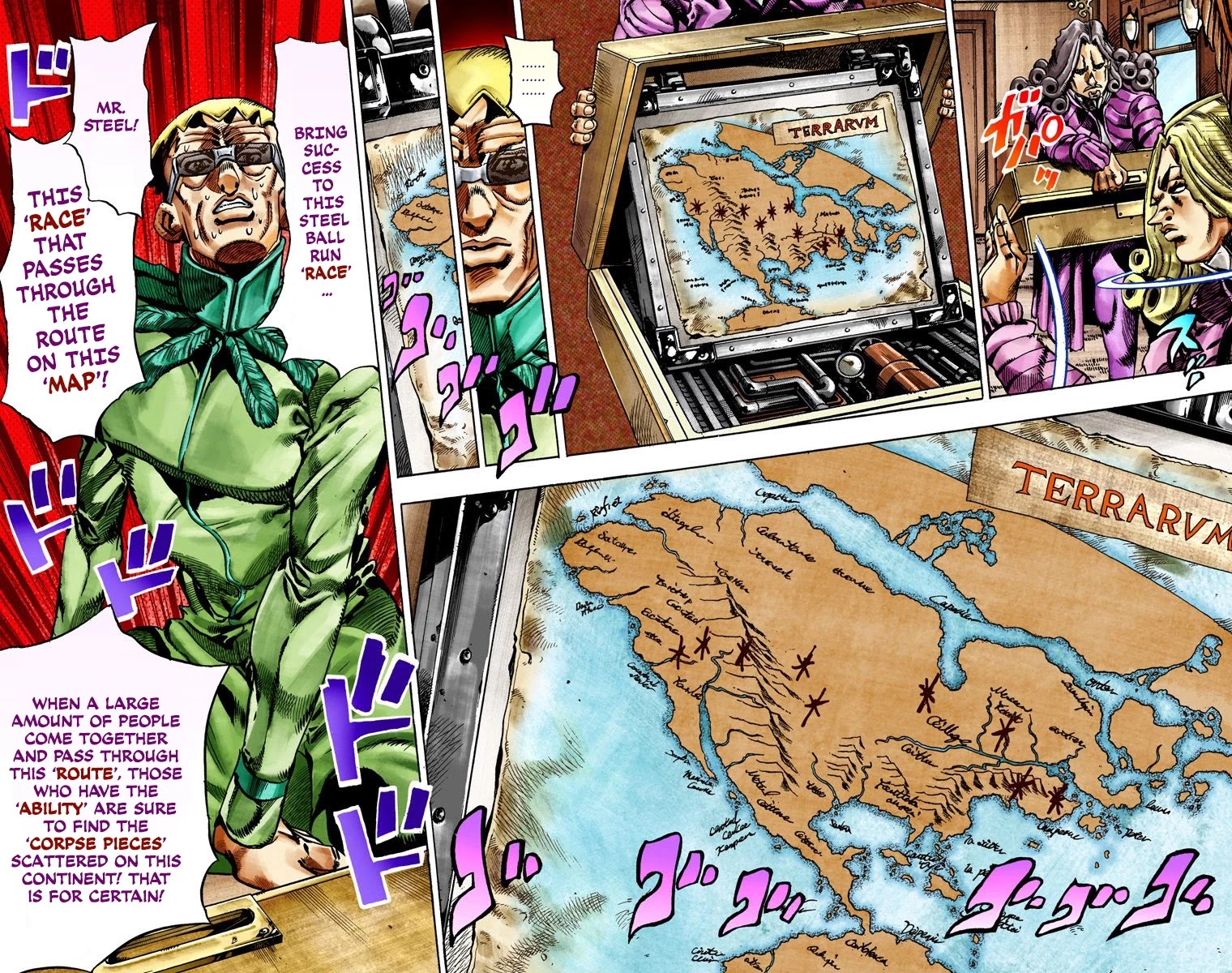 JoJo's Bizarre Adventure Part 7 - Steel Ball Run (Official Colored) Chapter 25 page 34 - Chapter 25: (Tusk) Part 1