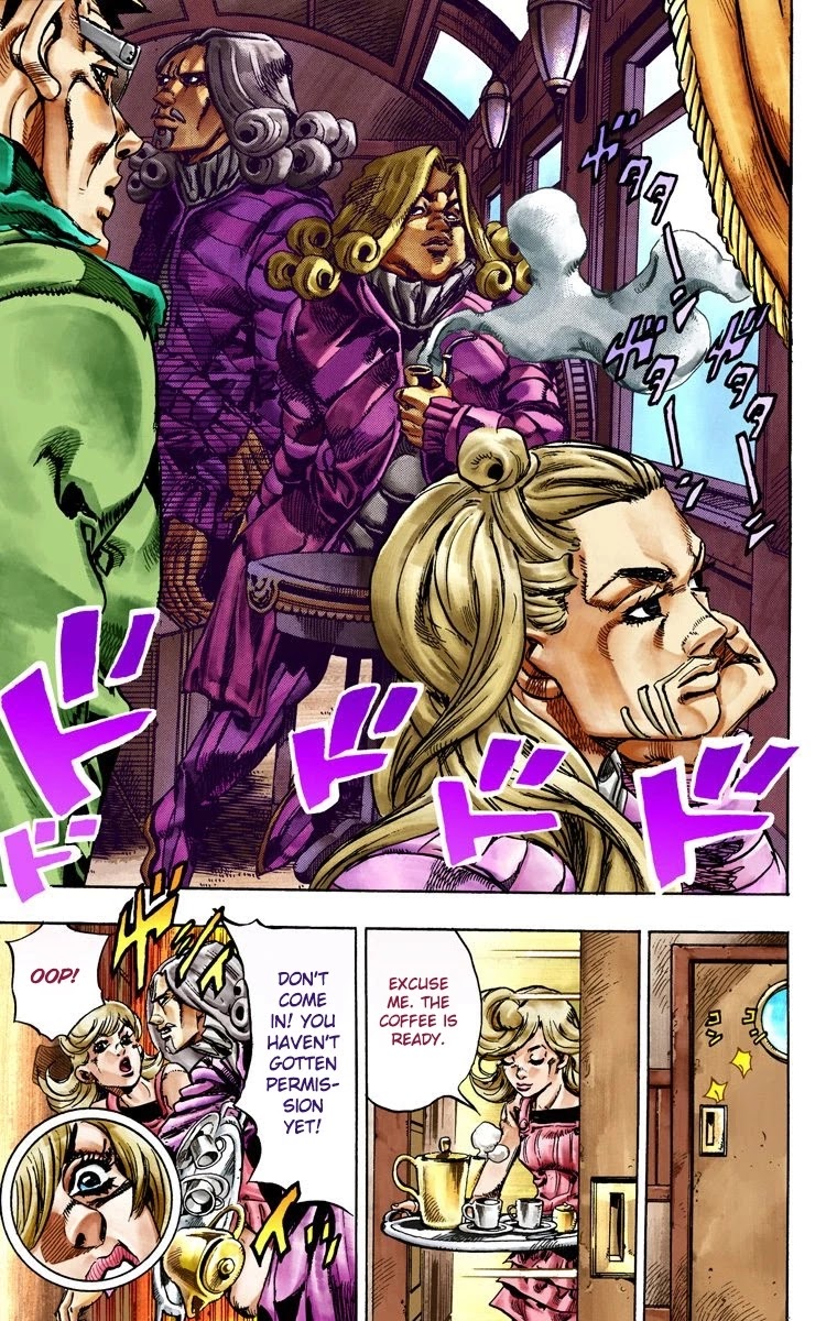 JoJo's Bizarre Adventure Part 7 - Steel Ball Run (Official Colored) Chapter 25 page 36 - Chapter 25: (Tusk) Part 1