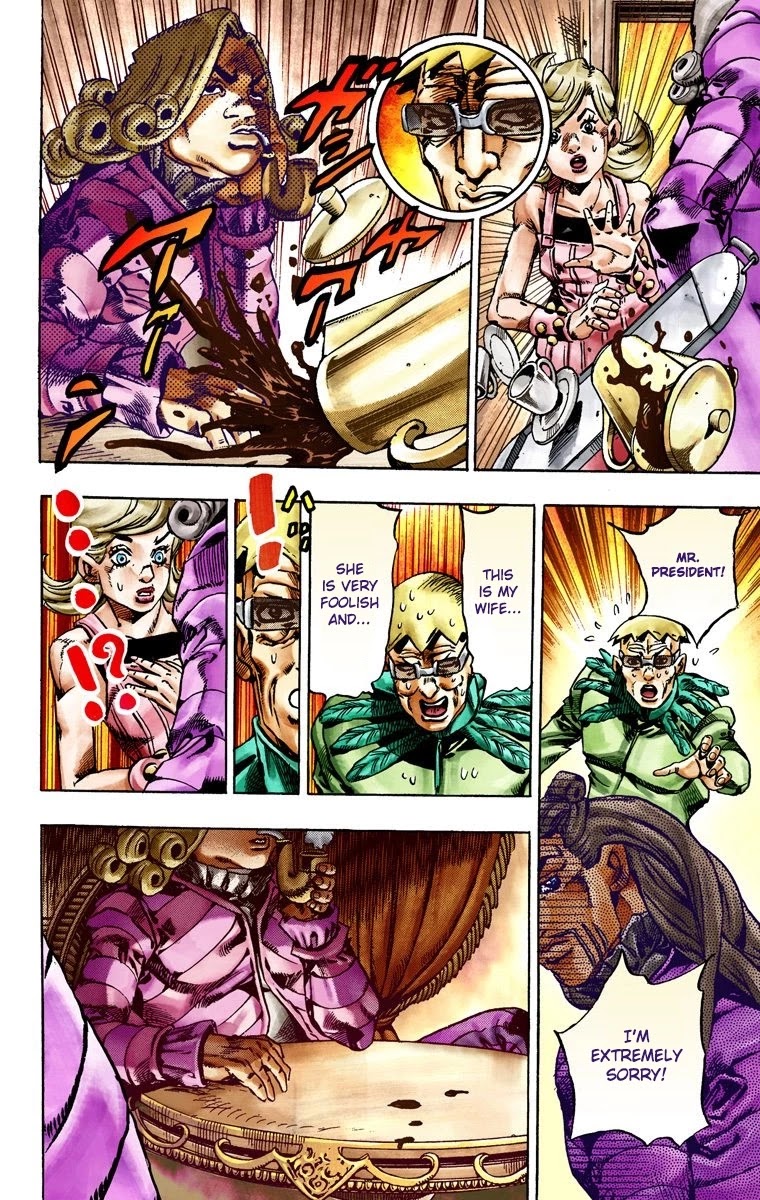 JoJo's Bizarre Adventure Part 7 - Steel Ball Run (Official Colored) Chapter 25 page 37 - Chapter 25: (Tusk) Part 1