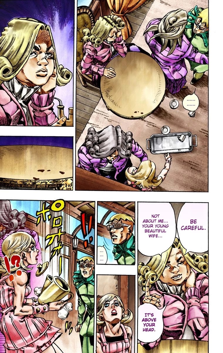 JoJo's Bizarre Adventure Part 7 - Steel Ball Run (Official Colored) Chapter 25 page 38 - Chapter 25: (Tusk) Part 1