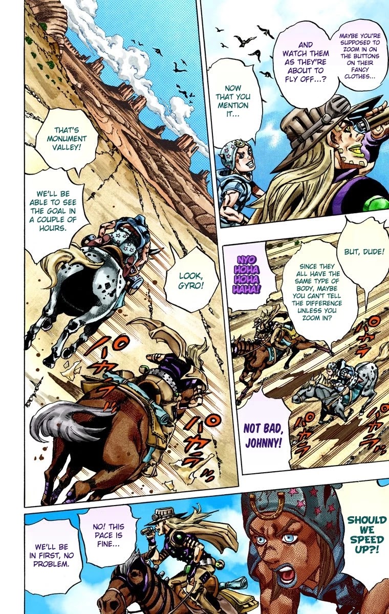 JoJo's Bizarre Adventure Part 7 - Steel Ball Run (Official Colored) Chapter 25 page 43 - Chapter 25: (Tusk) Part 1