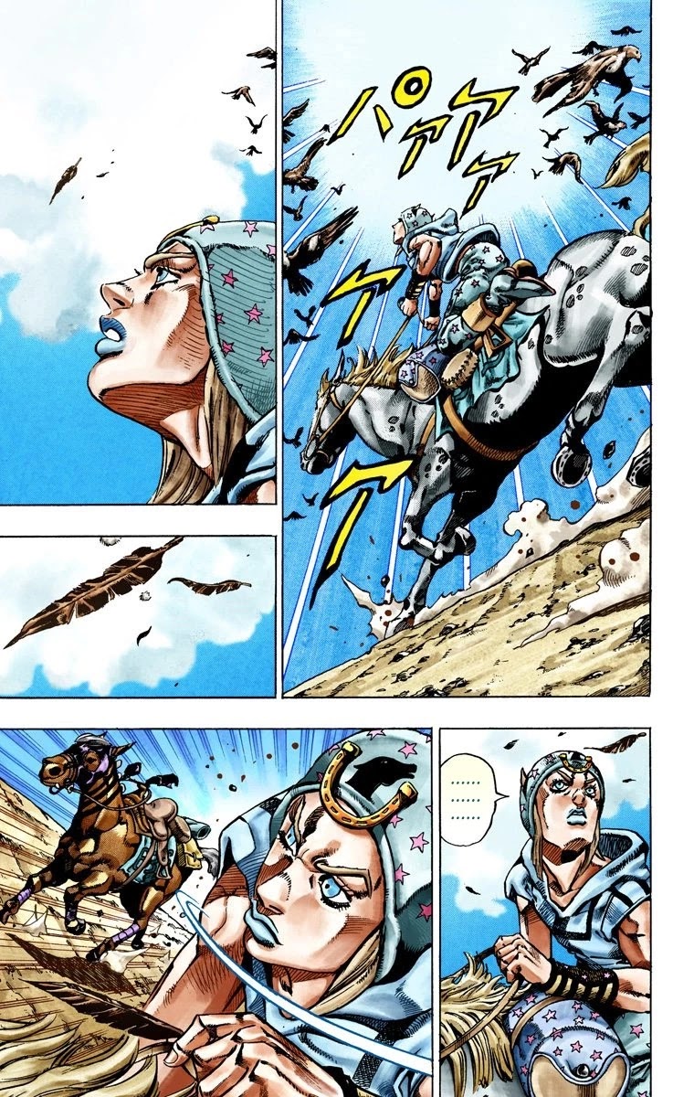 JoJo's Bizarre Adventure Part 7 - Steel Ball Run (Official Colored) Chapter 25 page 44 - Chapter 25: (Tusk) Part 1