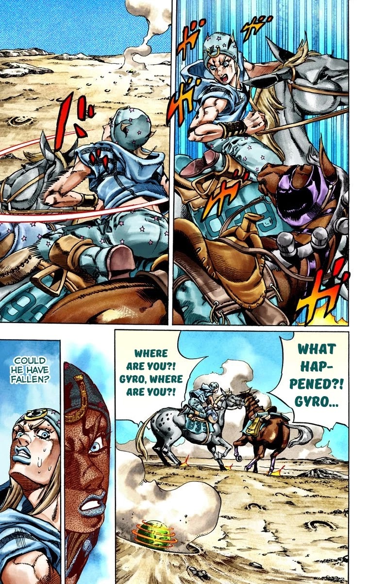 JoJo's Bizarre Adventure Part 7 - Steel Ball Run (Official Colored) Chapter 25 page 47 - Chapter 25: (Tusk) Part 1