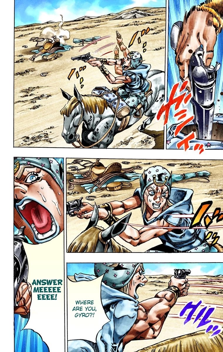 JoJo's Bizarre Adventure Part 7 - Steel Ball Run (Official Colored) Chapter 25 page 51 - Chapter 25: (Tusk) Part 1