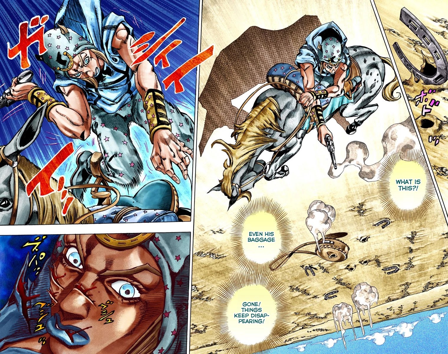 JoJo's Bizarre Adventure Part 7 - Steel Ball Run (Official Colored) Chapter 25 page 53 - Chapter 25: (Tusk) Part 1