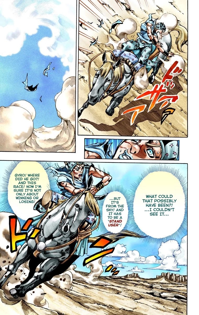 JoJo's Bizarre Adventure Part 7 - Steel Ball Run (Official Colored) Chapter 25 page 57 - Chapter 25: (Tusk) Part 1