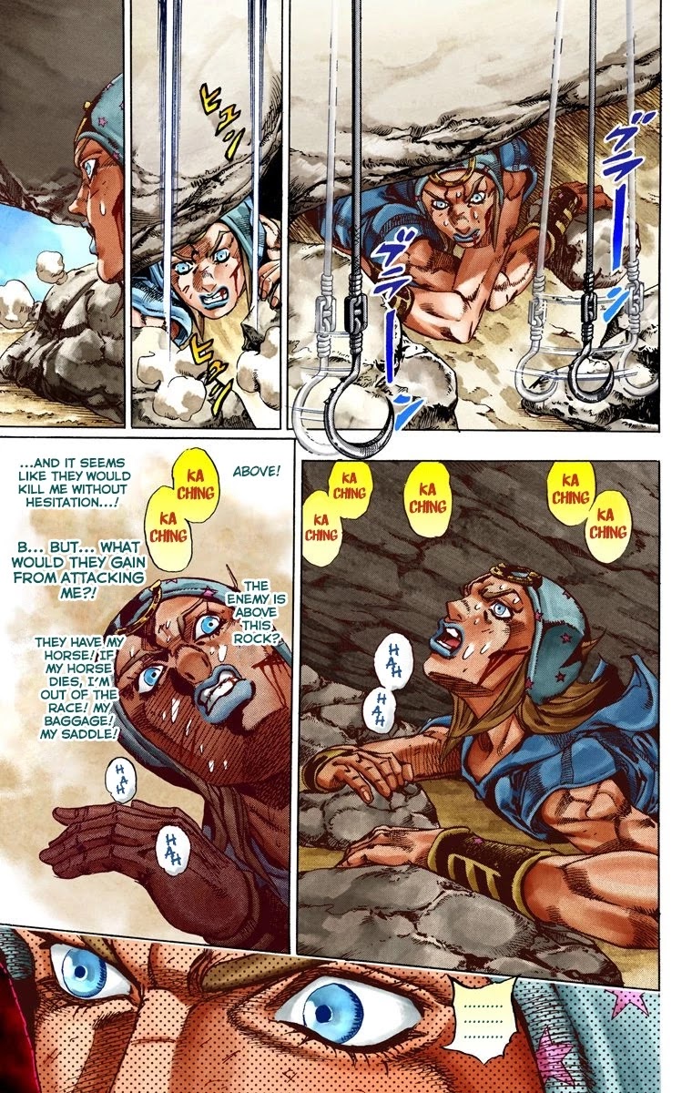 JoJo's Bizarre Adventure Part 7 - Steel Ball Run (Official Colored) Chapter 26 page 17 - Chapter 26: (Tusk) Part 2