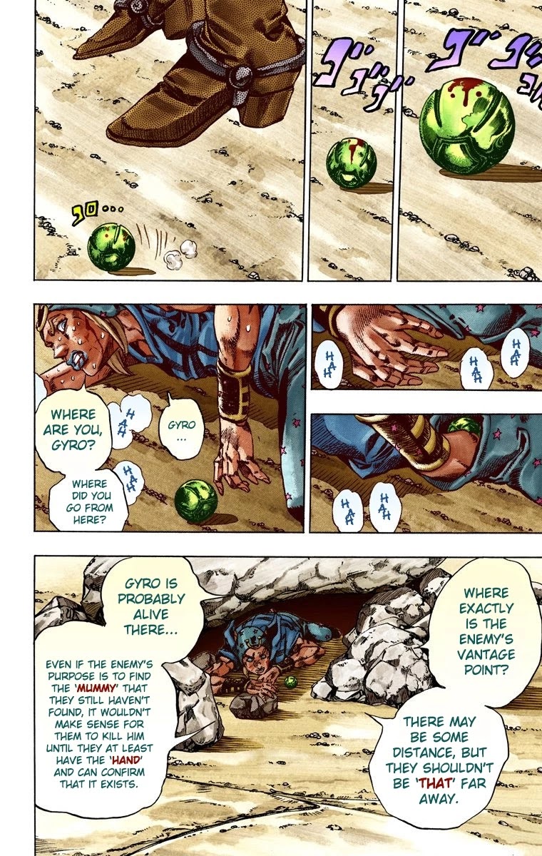 JoJo's Bizarre Adventure Part 7 - Steel Ball Run (Official Colored) Chapter 26 page 25 - Chapter 26: (Tusk) Part 2