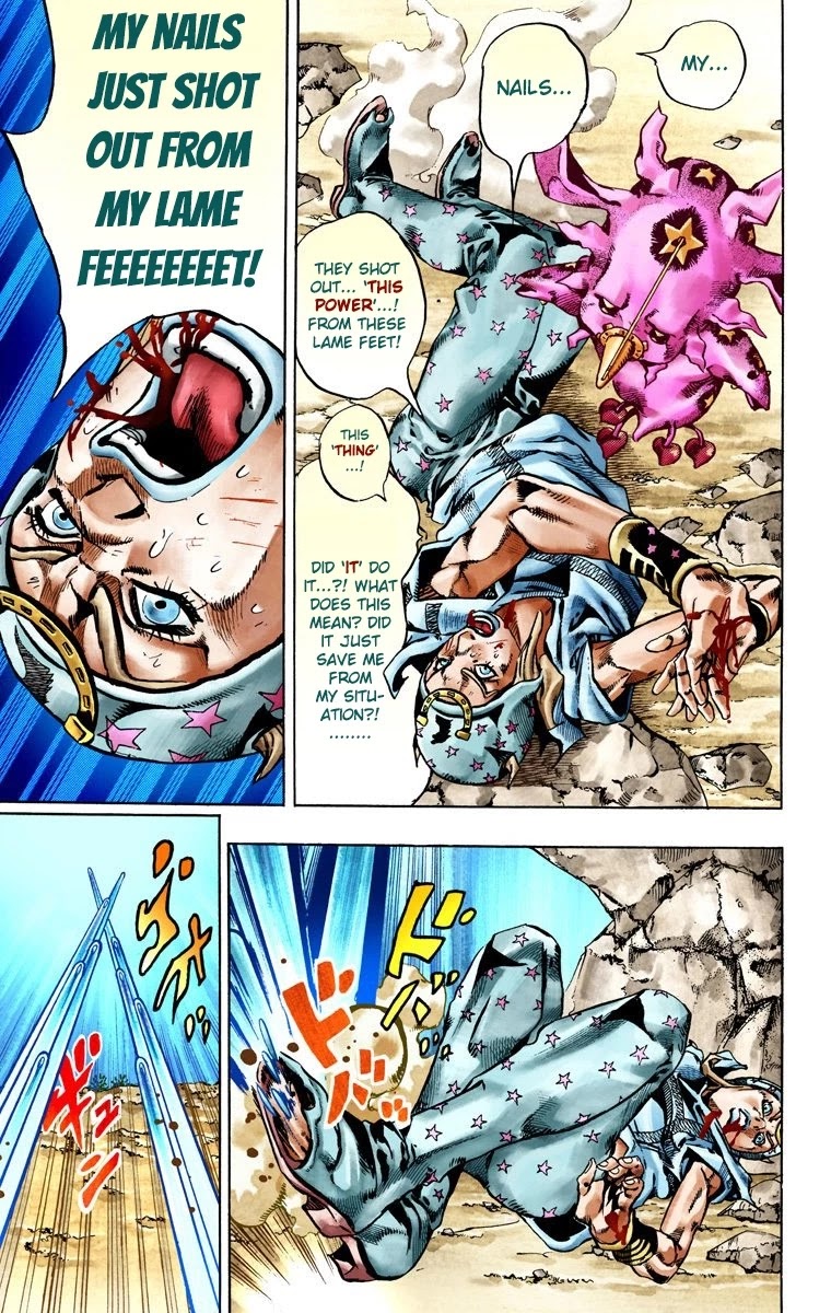 JoJo's Bizarre Adventure Part 7 - Steel Ball Run (Official Colored) Chapter 26 page 39 - Chapter 26: (Tusk) Part 2
