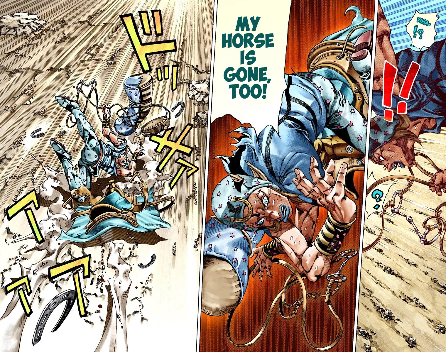 JoJo's Bizarre Adventure Part 7 - Steel Ball Run (Official Colored) Chapter 26 page 4 - Chapter 26: (Tusk) Part 2