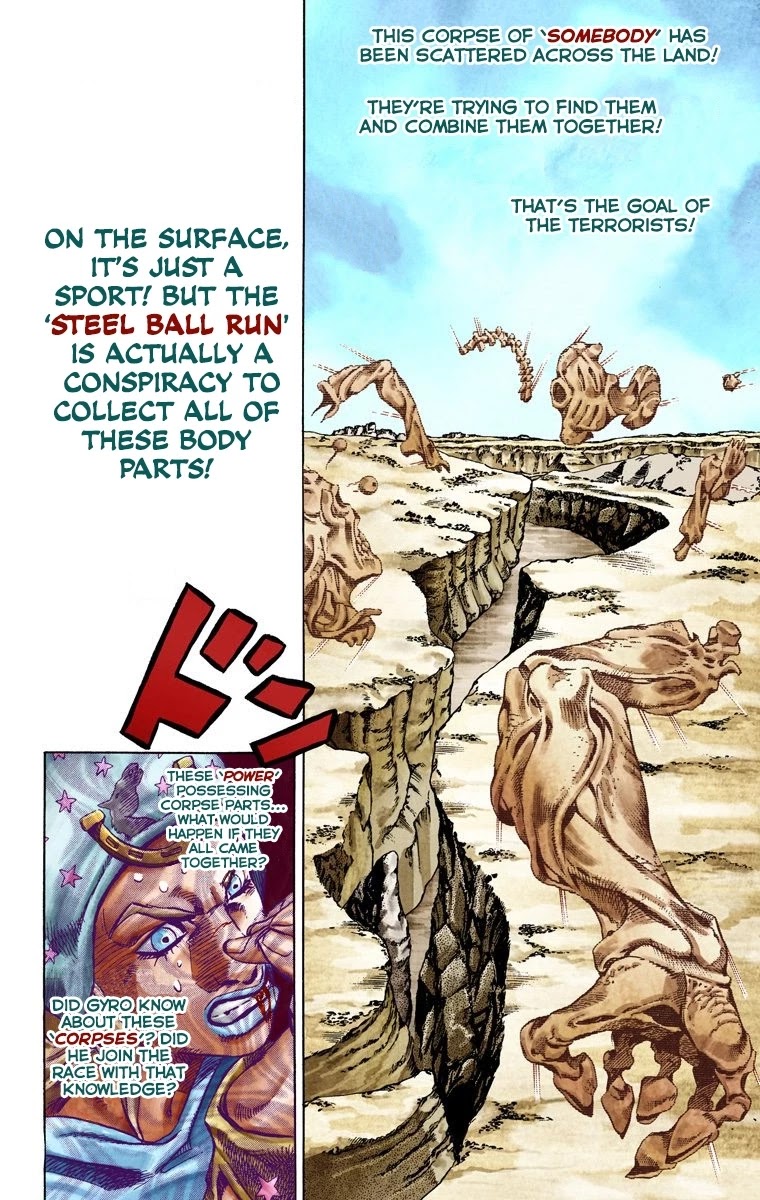 JoJo's Bizarre Adventure Part 7 - Steel Ball Run (Official Colored) Chapter 26 page 44 - Chapter 26: (Tusk) Part 2