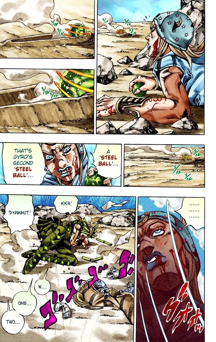 JoJo's Bizarre Adventure Part 7 - Steel Ball Run (Official Colored) Chapter 26 page 45 - Chapter 26: (Tusk) Part 2