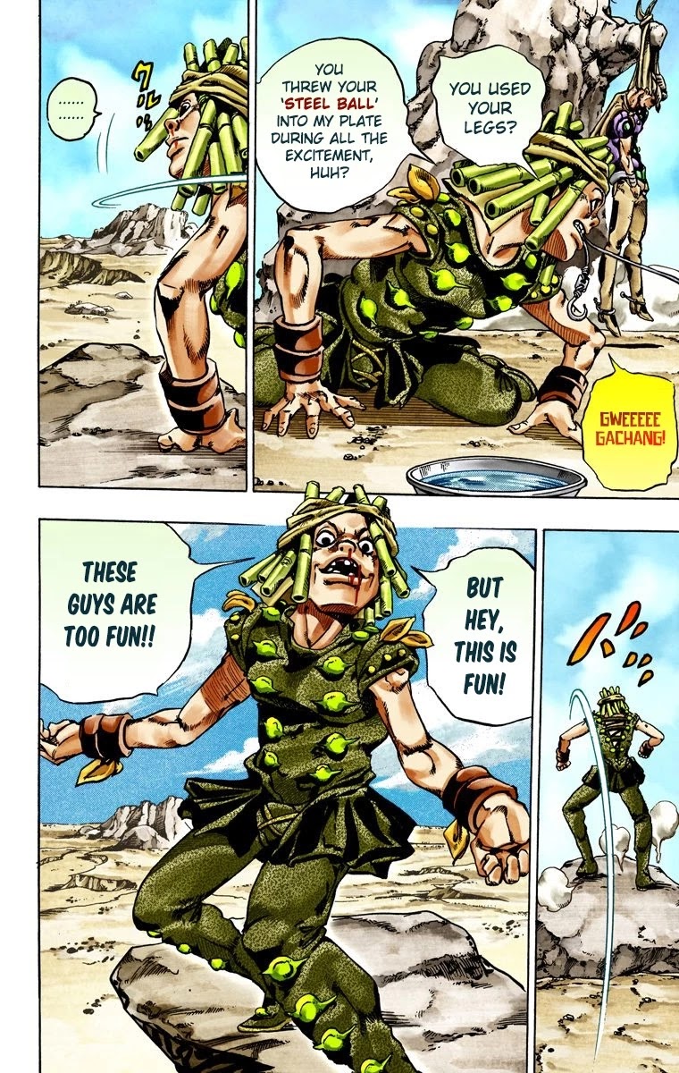 JoJo's Bizarre Adventure Part 7 - Steel Ball Run (Official Colored) Chapter 26 page 50 - Chapter 26: (Tusk) Part 2
