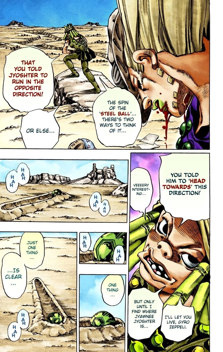 JoJo's Bizarre Adventure Part 7 - Steel Ball Run (Official Colored) Chapter 26 page 51 - Chapter 26: (Tusk) Part 2
